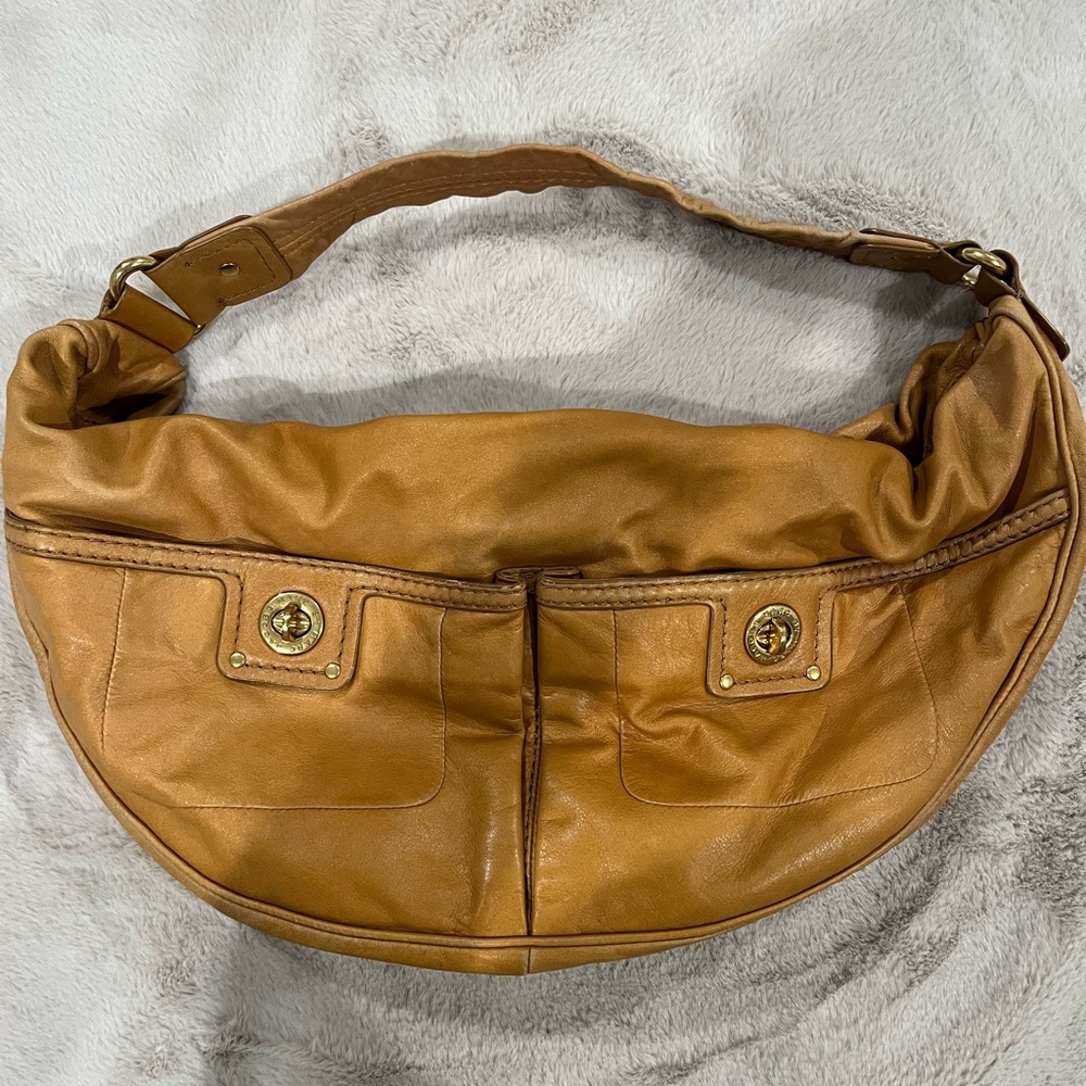 Marc by Marc Jacobs Tan Leather Shoulder Bag